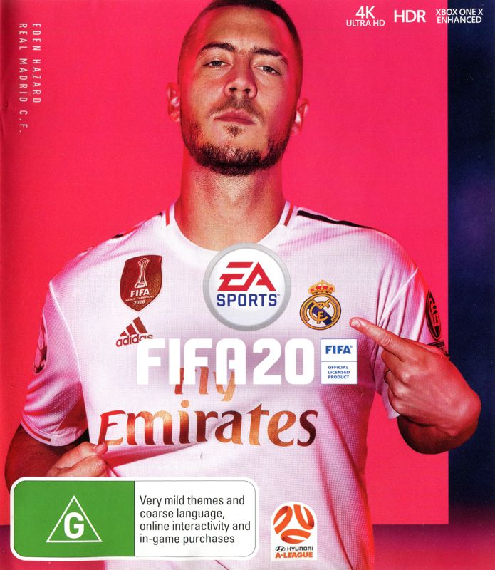 FIFA 20 box art for Xbox One